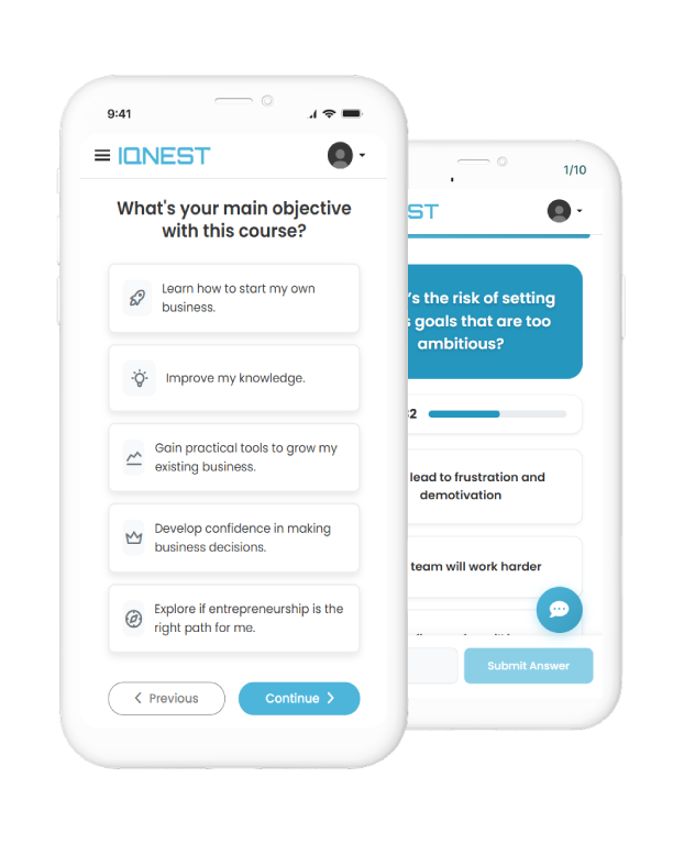 Mockup do sistema IQNEST